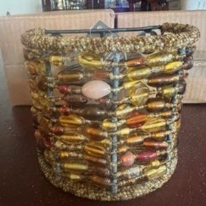 Beaded Candle Sconce